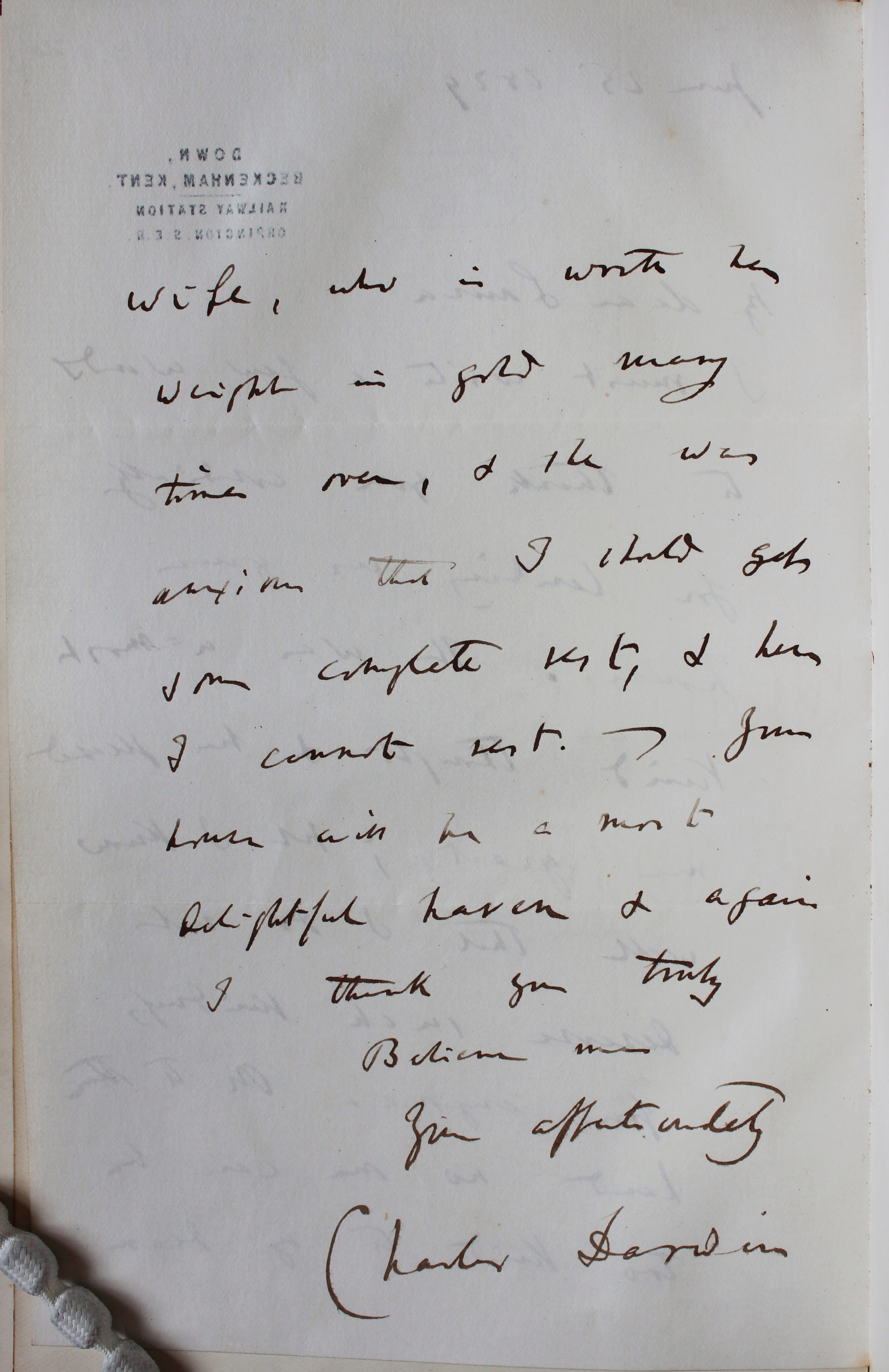 Forster.DARW.Lif1.1887 letter page 02
