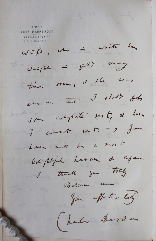 Forster.DARW.Lif1.1887 letter page 02