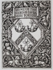 Laura Mary Forster's bookplate