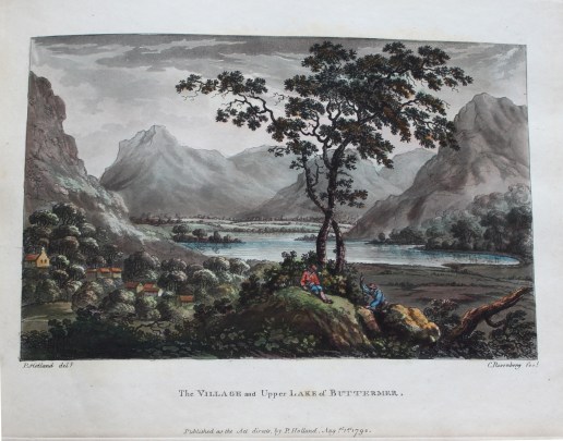 Peter Holland, Select Views of the Lakes in Cumberland, Westmoreland & Lancashire (Liverpool: printed by James Smith, for John Peeling, [1792]) Bicknell.61 
