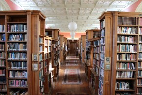 The interior of King’s College Library