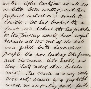 Observations on a coach trip