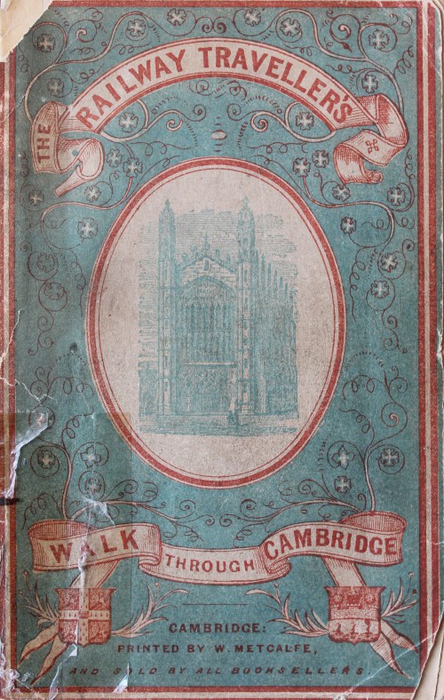 Decorative blue and red cover with an illustration of King's College Chapel in the centre
